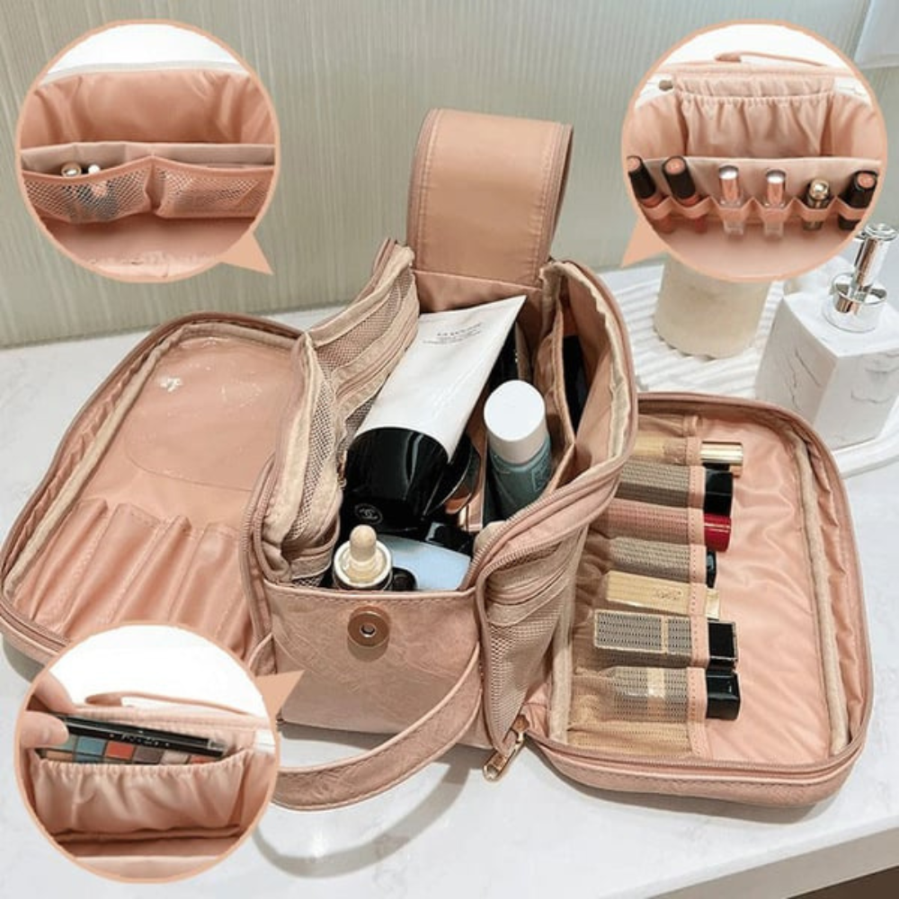 GlamPack™ | Bolso de cosméticos de viaje de gran capacidad